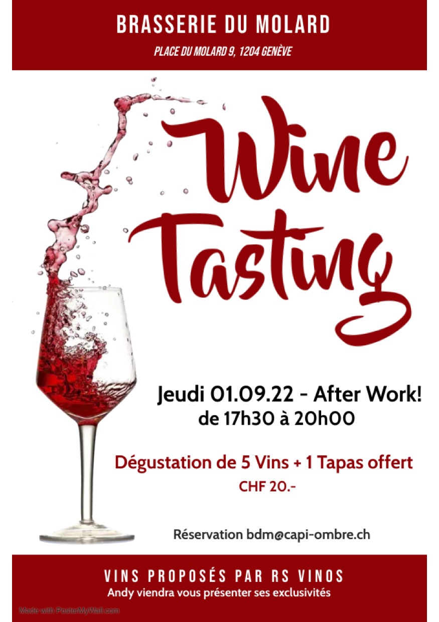 Wine Tasting Poster
